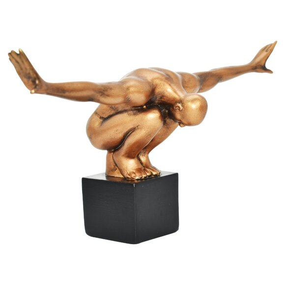 Adam & Friends Home Decor Take-A-Bow Man Sculpture | 1-Piece | Bronze - Picture 4 of 6